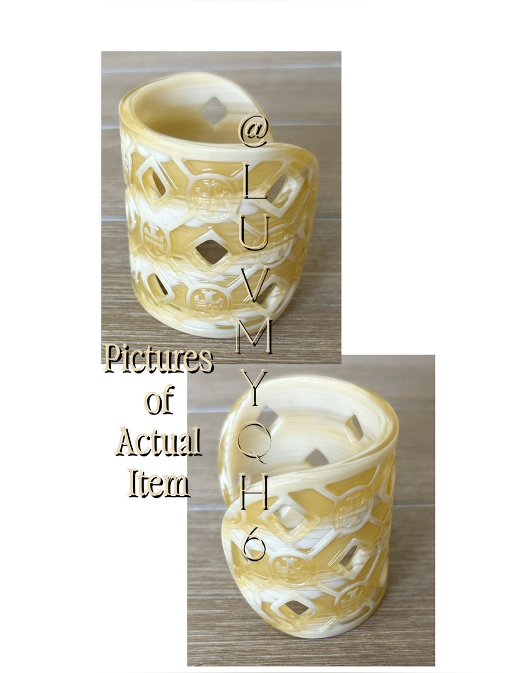 Tory Burch Logo Cuff Bracelet - Picture 3 of 4